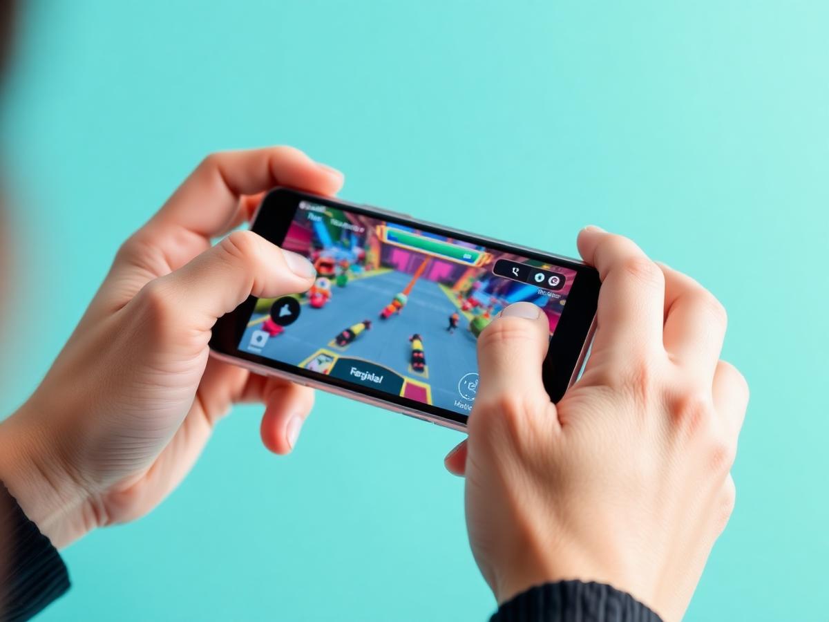 Player enjoying a mobile game built by the studio